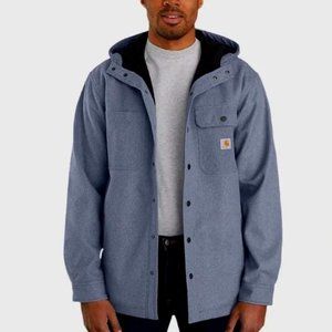 Carhartt Men’s Rain Defender Relaxed Fit Heavyweight Hooded Jacket - Large